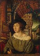 Ambrosius Holbein Portrait of a Young Man oil on canvas